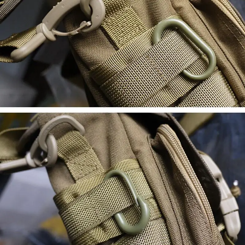 

Пластиковый Универсальный Тактический Рюкзак Molle 5 шт./лот, Многофункциональный прочный быстросъемный D-образный карабин с застежкой