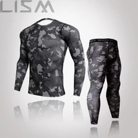 2021 mens sports jogging training gym fitness mens sportswear compression suit breathable sportswear running suit 3xl set