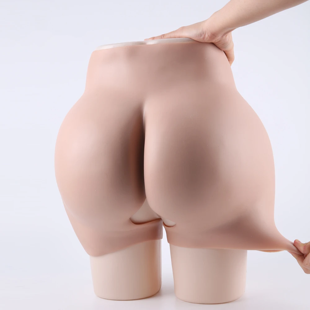 Силиконовый поддельный зад богатый ягодицы брюки с посадкой на бедрах трусы