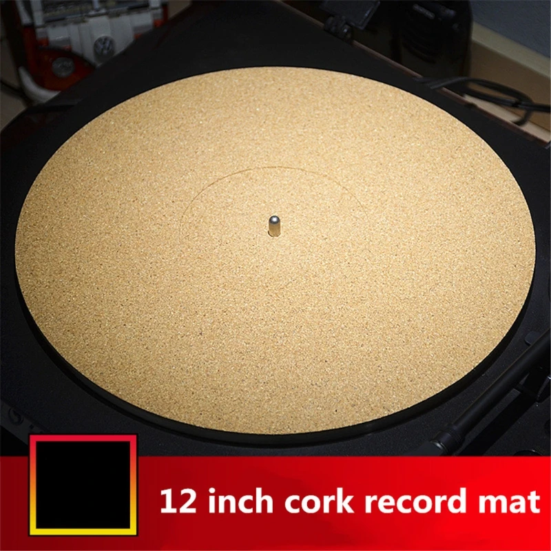 

2MM Cork LP Slip Mat 2mm Anti-Static Thicken Slipmat for 12 inch LP Vinyl Record