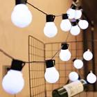 СВЕТОДИОДНАЯ Гирлянда Эдисона, прозрачный светильник в виде глобуса, романтическая атмосфера, Декоративная гирлянда, рождественское уличное освещение для комнаты