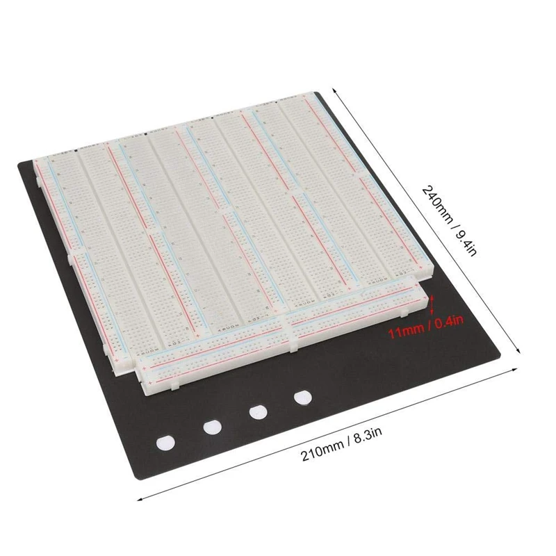 ZY-208 3220 Tie-Points Solderless Breadboard Circuit Testing Board Reusable Four Composite | Инструменты
