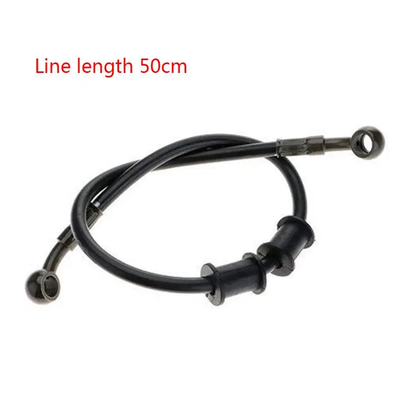 

1pc 50cm-120cm Motorcycle brake Hose Braided Steel Brake Clutch Oil Hose Line