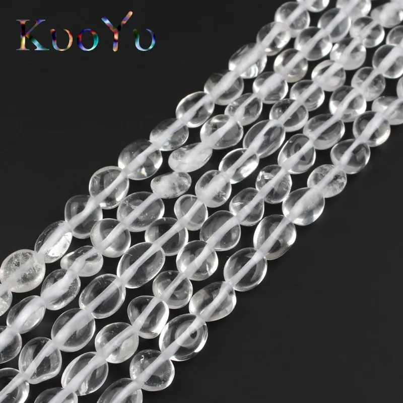 Бусины из прозрачного кварцевого кристалла 5-7 мм | Украшения и аксессуары