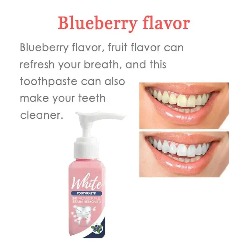 

Toothpaste Stain Smoke Coffee Removal Reduce Tooth Gums Bleeding Fresh Toothpaste Dirt Whitening Toothpaste Fight S2D1