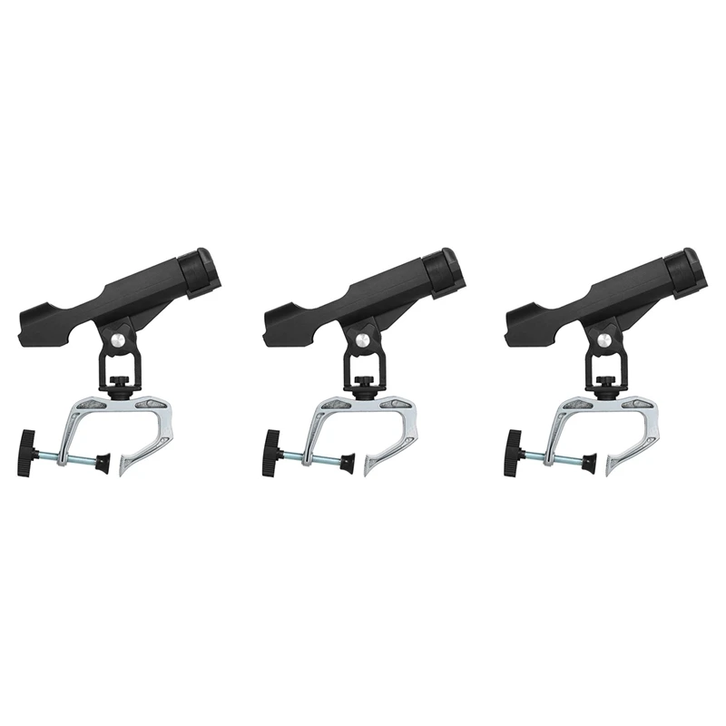 

Fishing Rod Holder Folding Holder Clamp Opening 360 Degree Adjustable Rod Racks for Boat Fishing Rod Stand Bracket Rack