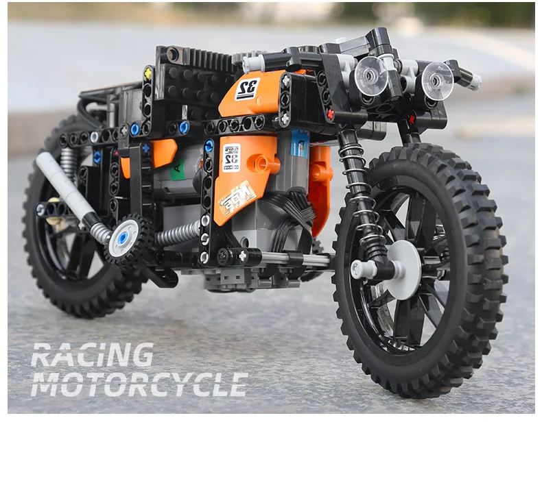 

MOULD KING Motorized Car The Fast RC Motorcycle High-Tech car Model Building Blocks Assemble Bricks Kids Toys Christmas Gifts