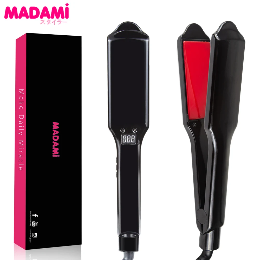 

Инфракрасный ультразвуковой уход за волосами Выпрямитель для волос кератин холодная обработка плоский Утюг Профессиональный, с аргановым маслом восстановления поврежденных волос инструменты