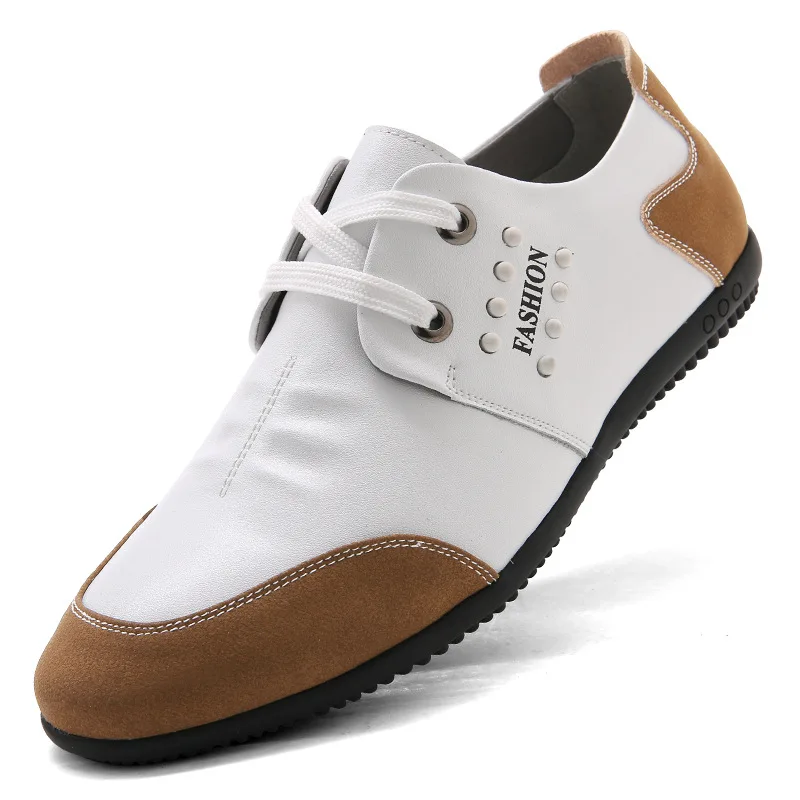 

Genuine Leather Men Casual Shoes Luxury Brand Nice Mens Loafers Moccasin Homme Breathable Non-slip Driving Shoes Men Flats Shoes