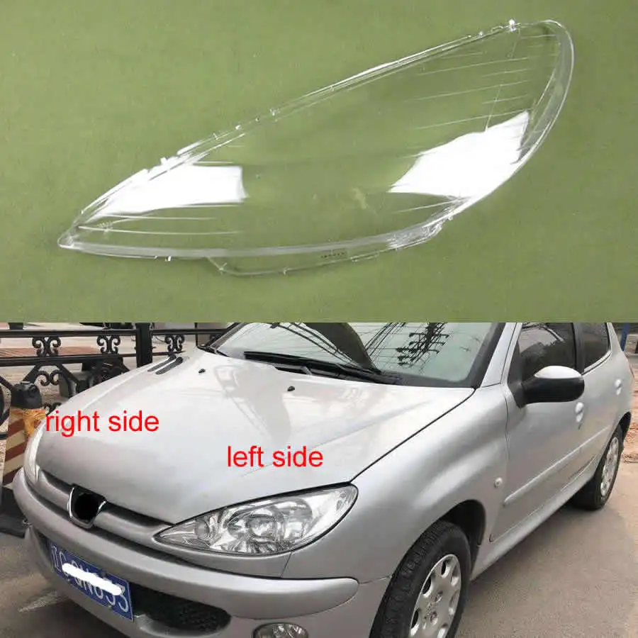 Прозрачный Абажур для фары Peugeot 206 2004 2005 2006 2007 2008|Корпус| |