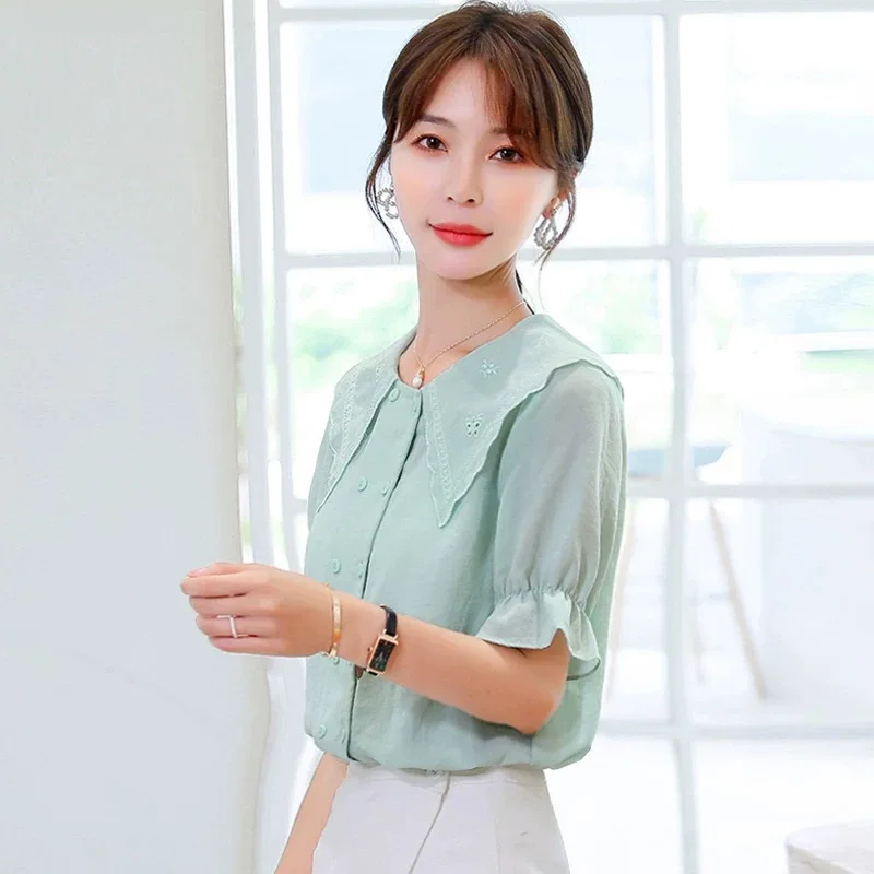 

2020 Tops T-shirts Cotton Female Fashion Womens mint Garment