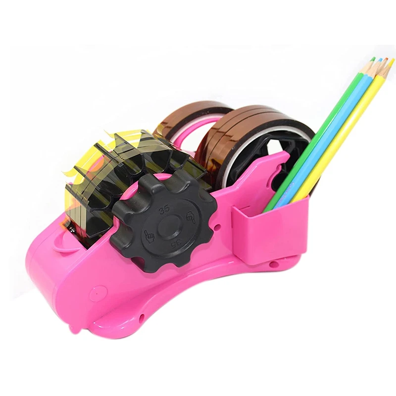 

Multiple Roll Cut Heat Tape Dispenser Sublimation for Heat Transfer Tape, Tape Dispenser with 1 Inch and 3 Inch Core