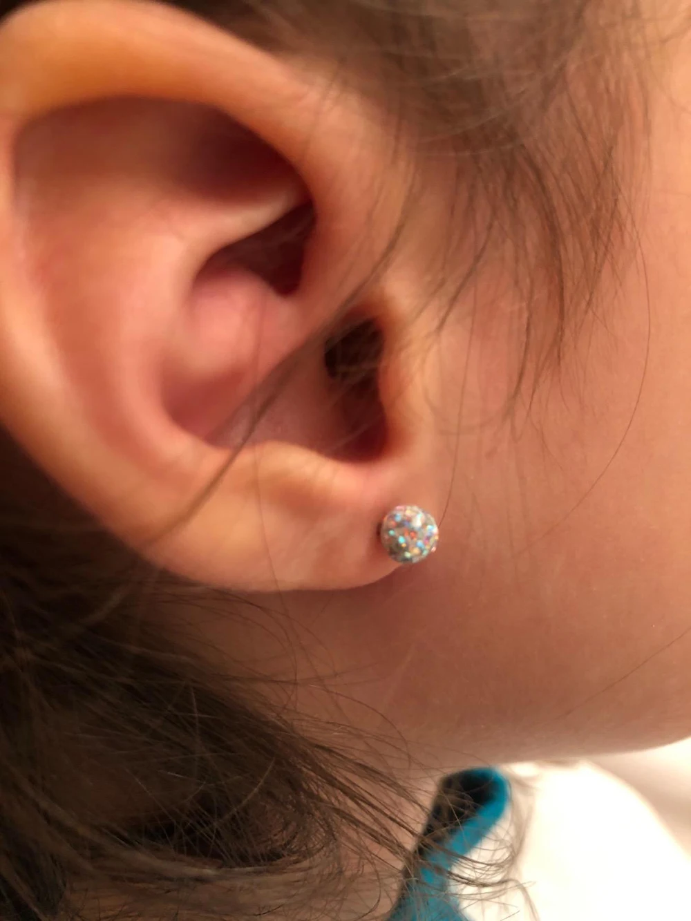 Серьги-шарики женские 16 г 1 шт.