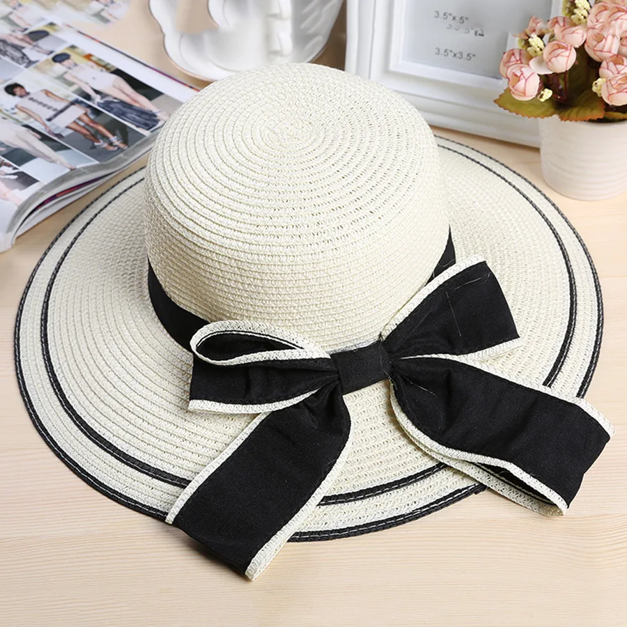 

Y238 Sun Hat Outdoor Folding Female Summer Big Along The Ladies Beach