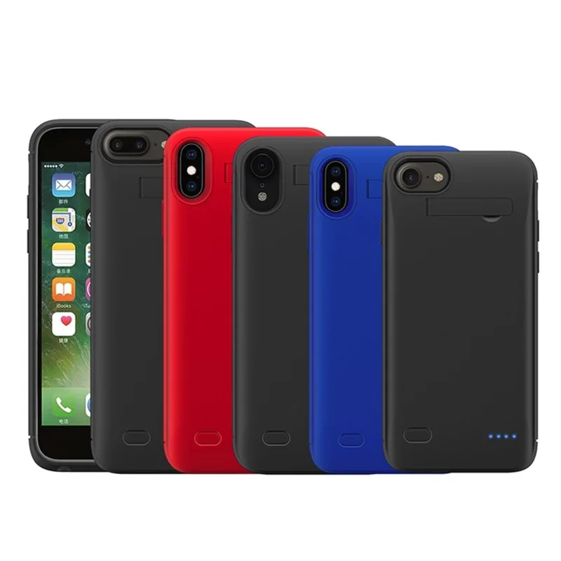 Фото Чехол с зарядным устройством Xilecaly 10000 мАч для iPhone 7 8 Plus SE 2 зарядный чехол 11 12 Pro Max Xs Чехол с зарядным устройством Xilecaly 10000 мАч для iPhone 7 8 Plus SE 2 зарядный чехол 11 12 Pro Max Xs
