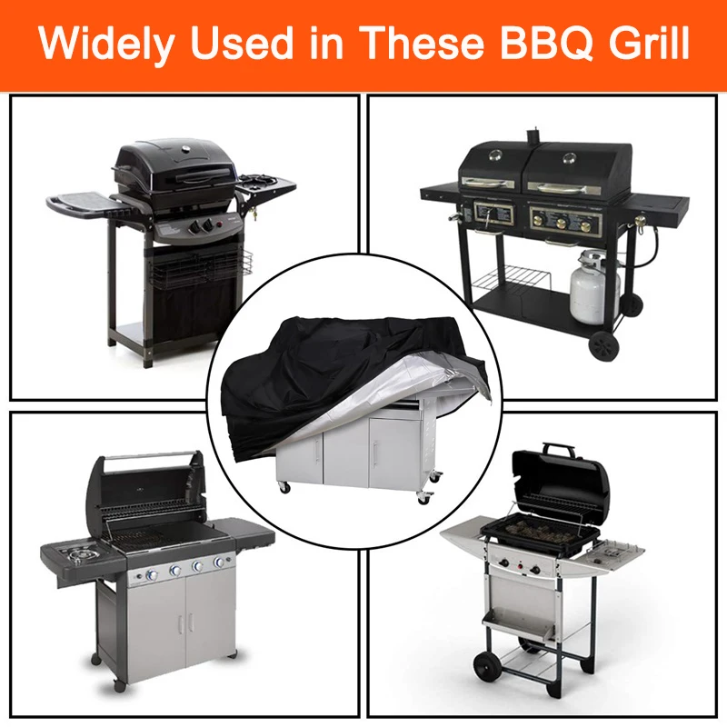 BBQ Grill Barbeque Cover Anti-Dust Waterproof Weber Heavy Duty Charbroil Outdoor Rain Protective Barbecue 29Size | Дом и сад