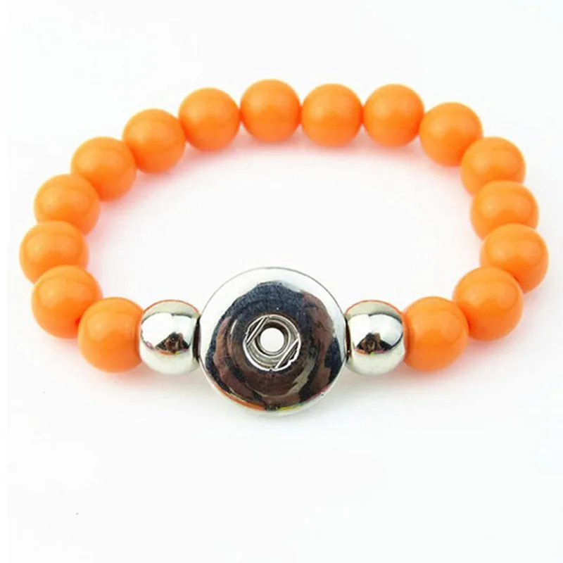 Новое поступление эластичные оранжевые бусины ручной работы очаровательные