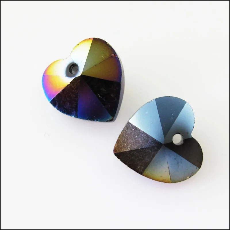 25 шт. подвески в форме сердца 10 мм|crystal rondelle|charm charmglass charms |