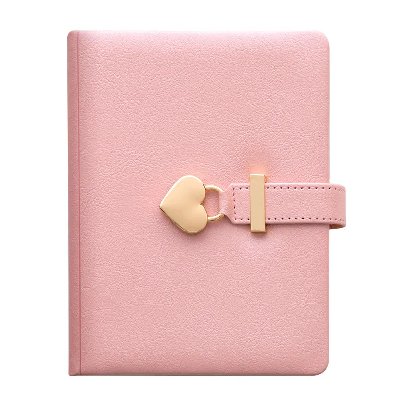 Cute B6 Diary with Lock Love Journal and Notebook Line Notepad Agenda Planner Organizer Couple Note Book Stationery Handbook | Канцтовары