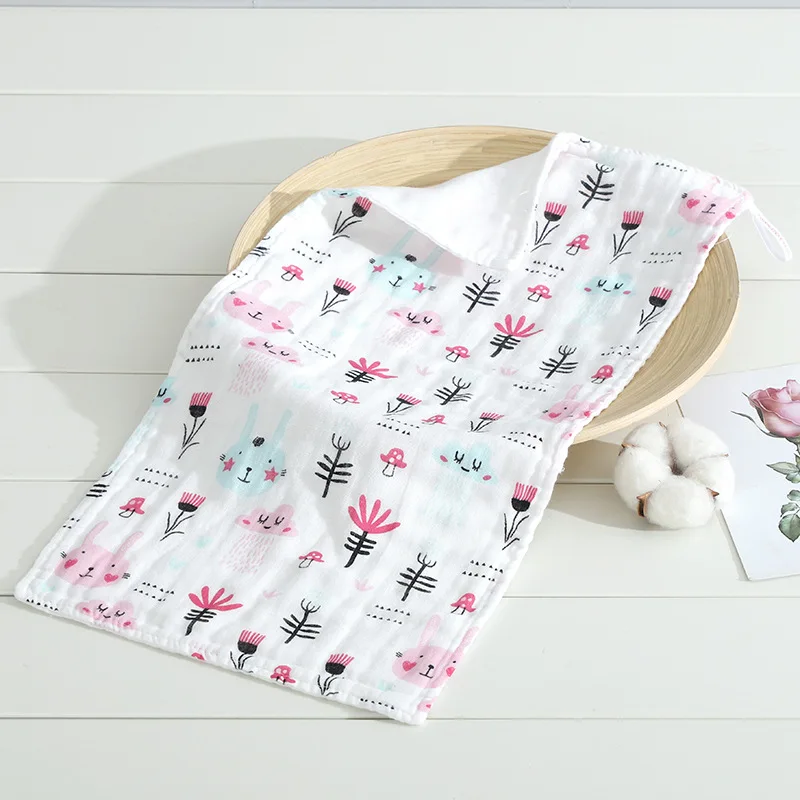 25*50 6-слойное хлопковое детские полотенца мягкие и абсорбирующие газовое Детское