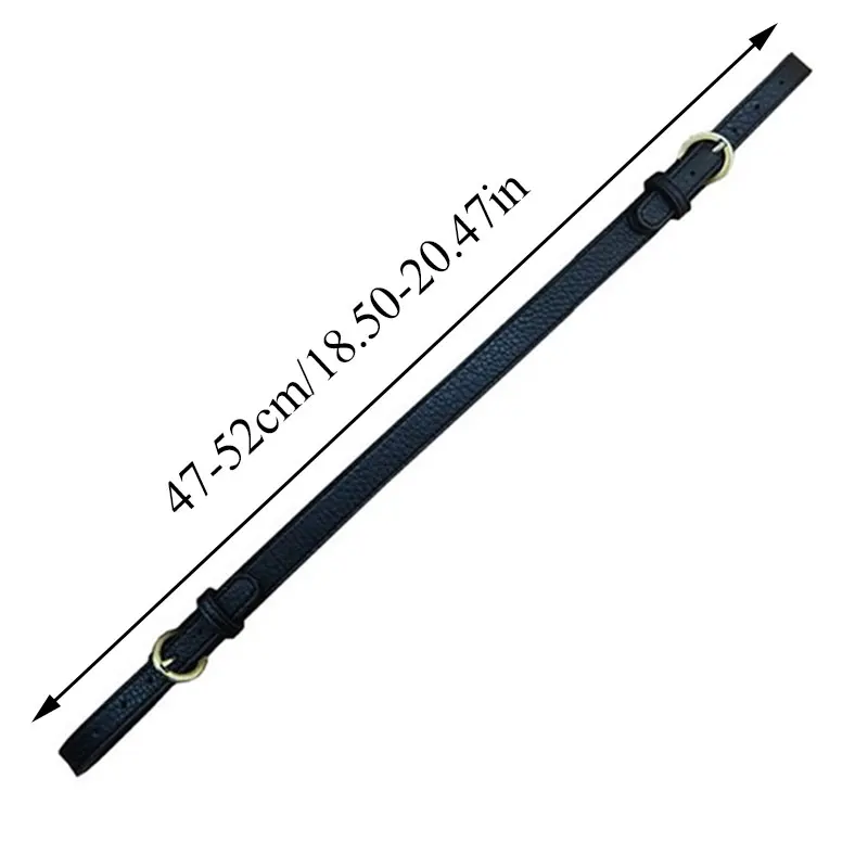 1PC Double-ended adjust Shoulder Bag belts strap DIY Black handbag Bucket bag accessories handle PU Leather Vintage Bays Strap