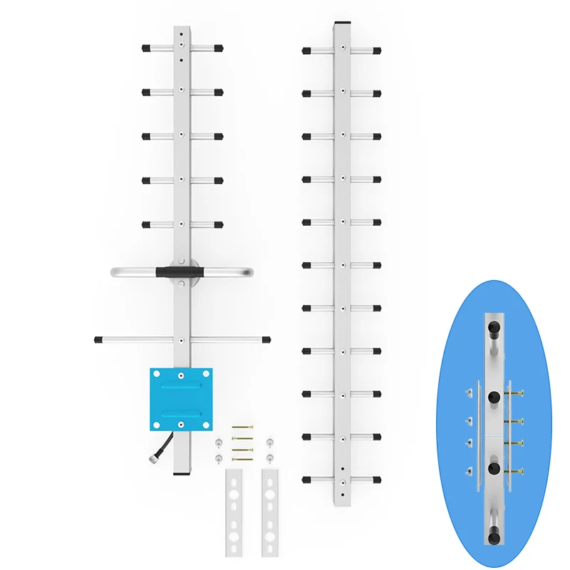 Lintratek 20dBi Складная Антенна Yagi 18-Units N гнездовой разъем наружная антенна для GSM 2G 3G 4G