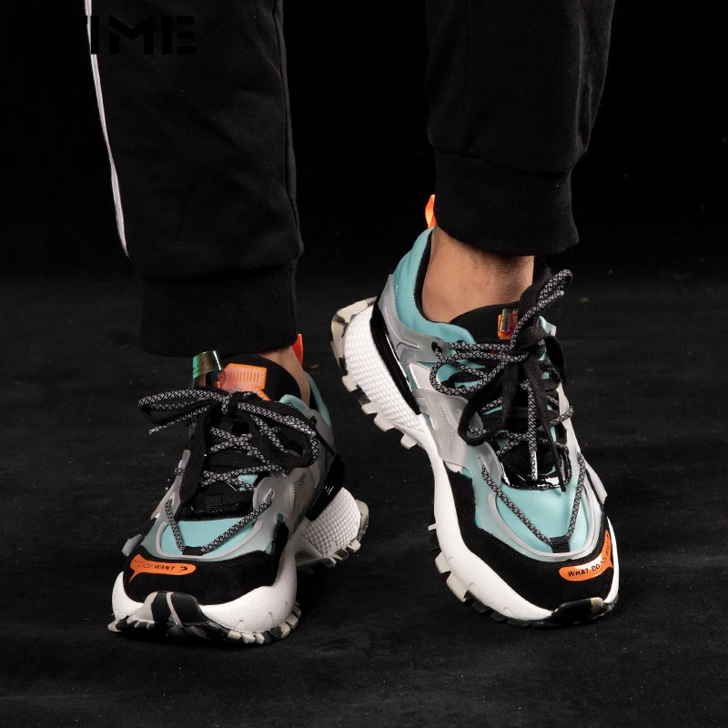 Men's platform Sneakers 2021 New Fashion Breathable Colorful Men Chunky Shoes Trainers Street Style Male Footwear #LAHXZ-129