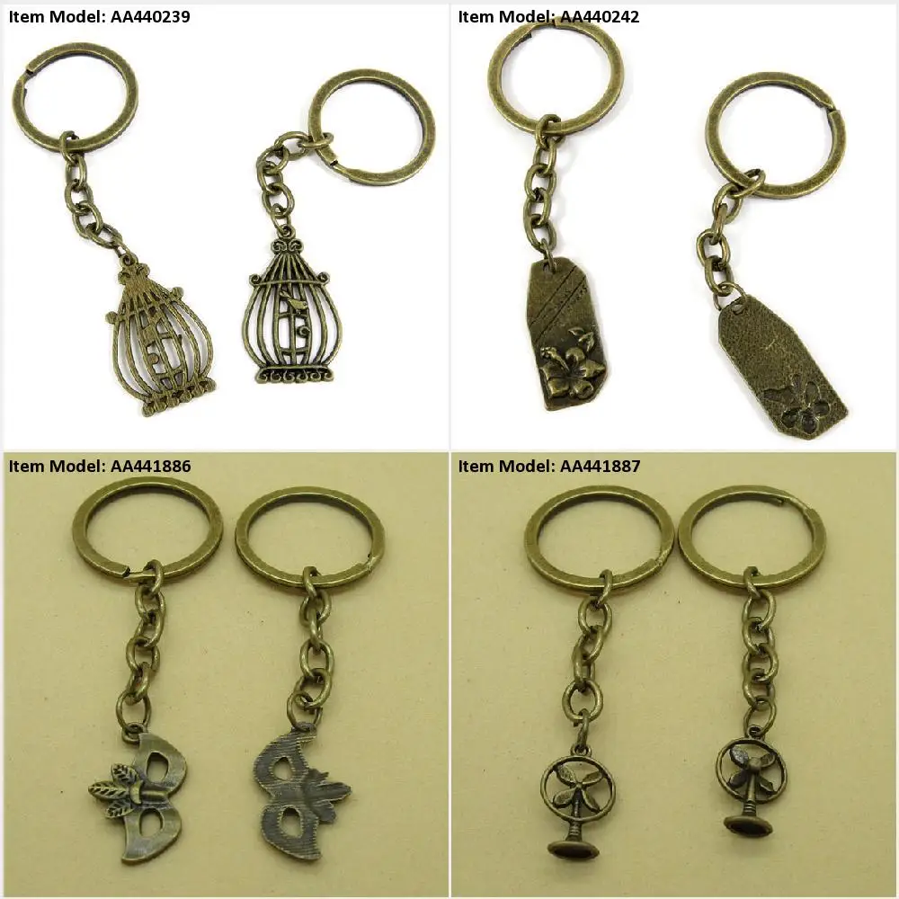 Брелок для ключей брелок птичья клетка цветочный знак ярлык карнавальные маски