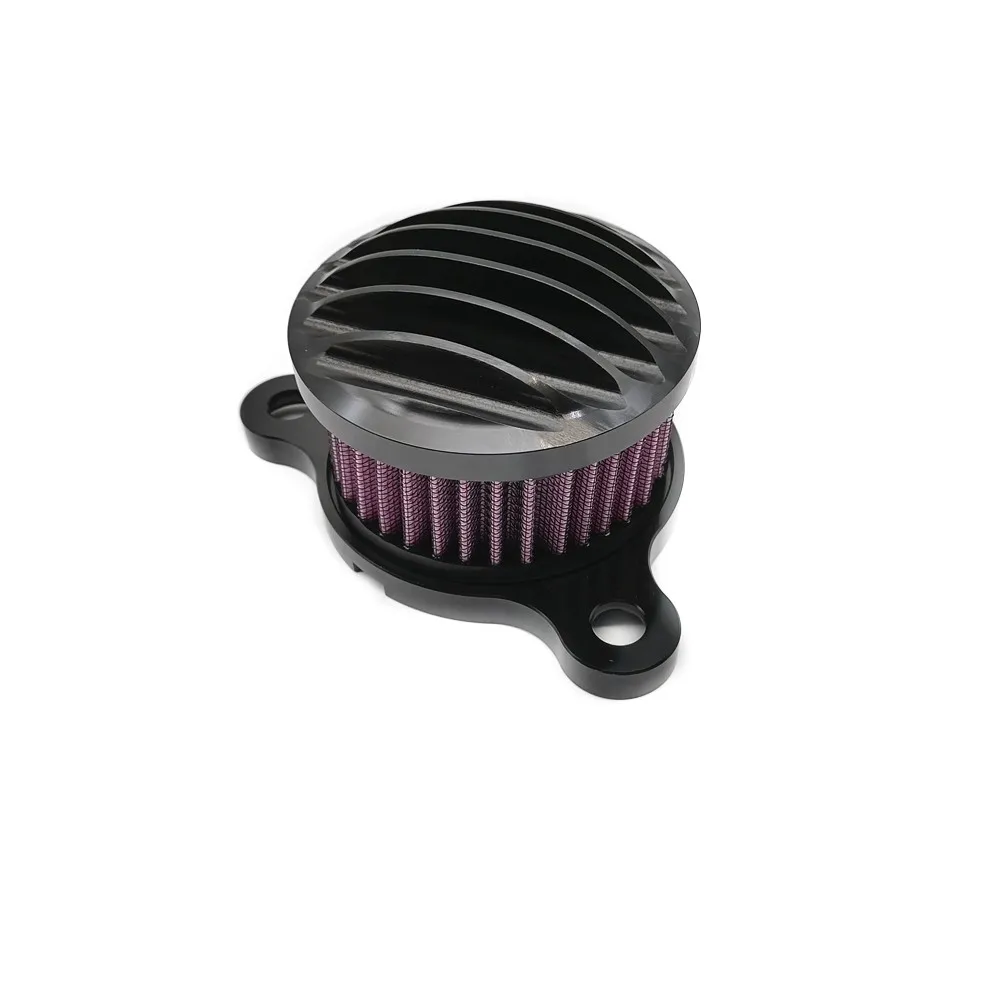 Черный воздушный фильтр с ЧПУ для мотоцикла комплект воздухозаборных фильтров