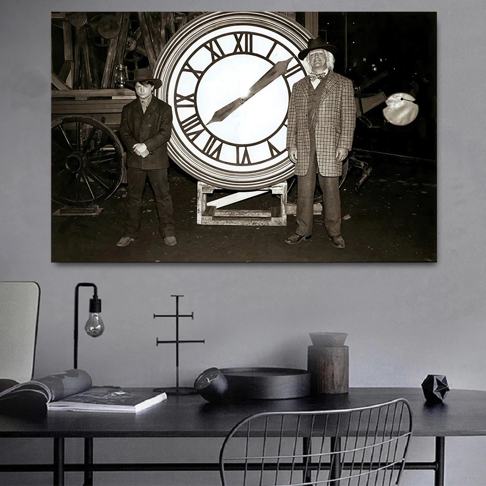 

Back To The Future Poster Classic Movie Retro Photo Wall Art Pictures Painting Wall Art for Living Room Home Decor (No Frame)