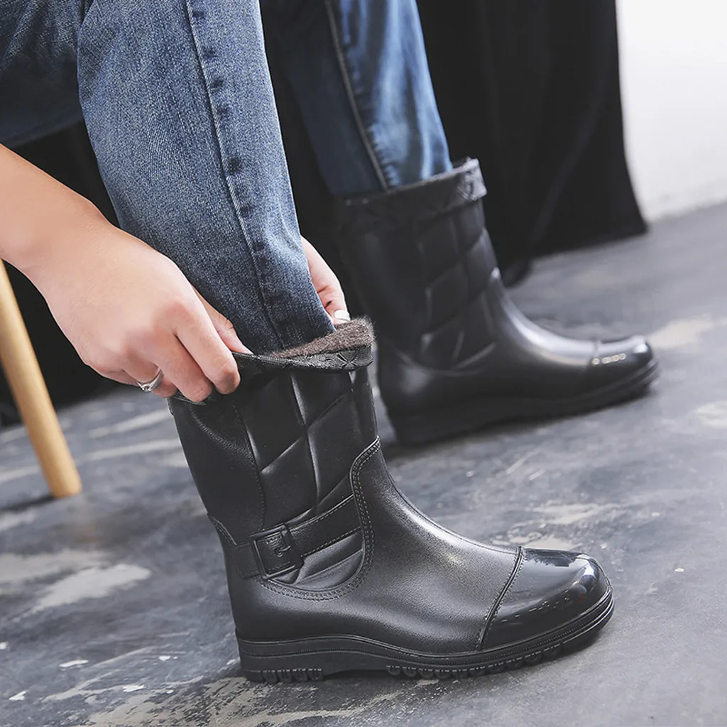 SAGACE/Новый дизайн Модные повседневные мужские теплые Нескользящие резиновые