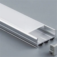 free shipping 80mlot 2mpcs aluminum profile for led stripmilkytransparent cover with fittings