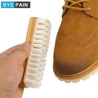 1pcs byepain leather brush suede boots scrubber cleaner shoe brushes for shoes sneakers leather clothing cleaning care brush