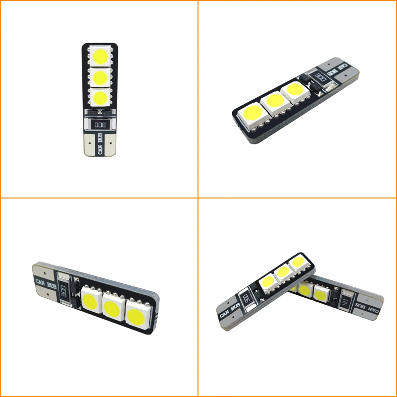 2x T10 LED 194 168 W5W Canbus 5050 светодиодный лампы для салона автомобиля белые mazda 3 5 6 цветов |