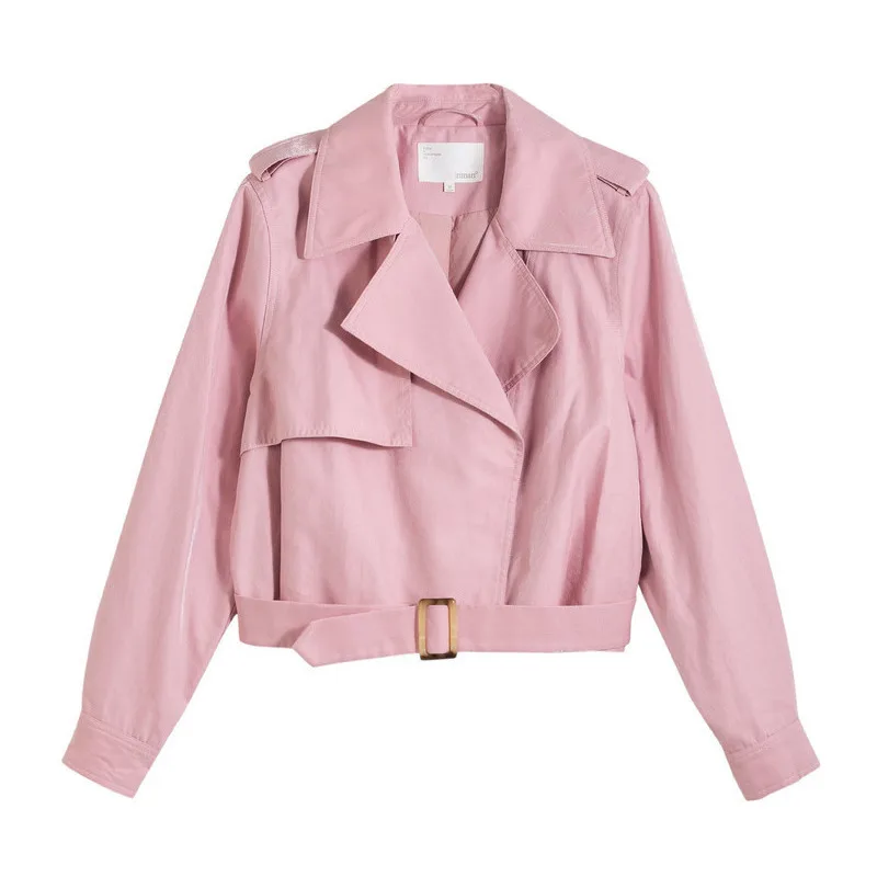 INMAN весна осень мода квадратный вырез минимализм хаки все соответствующие