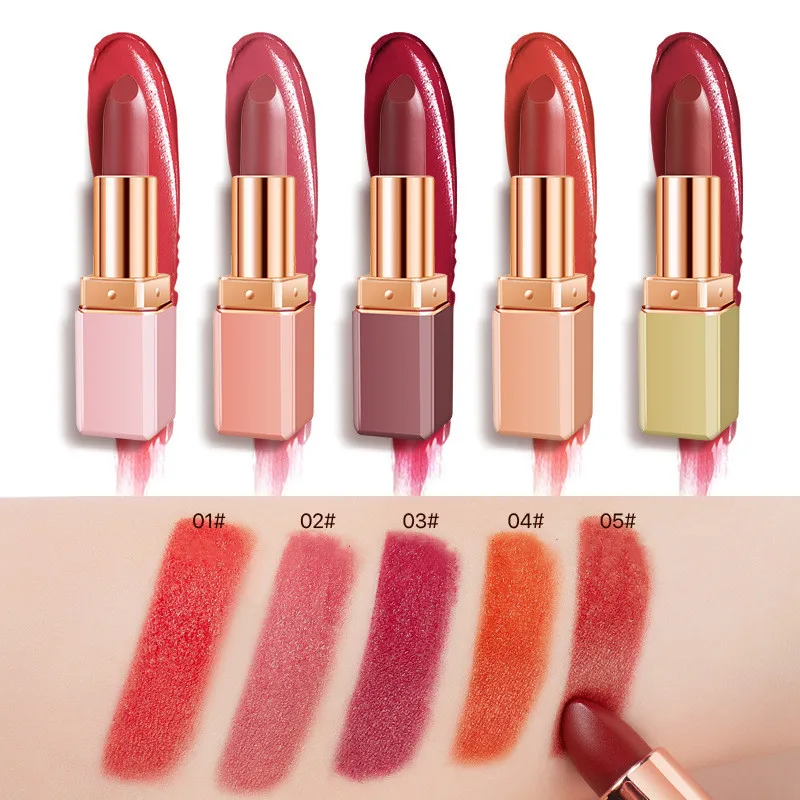 

Silky Mist Velvet Lipstick Matte Beauty Waterproof Longlasting Make Up Sets Cosmetics Full Set Liptint Wholesale Gift for Women