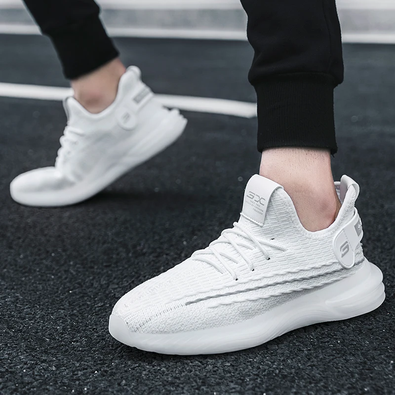 Мужские кроссовки для бега дышащие Повседневные Удобные амортизирующие модные