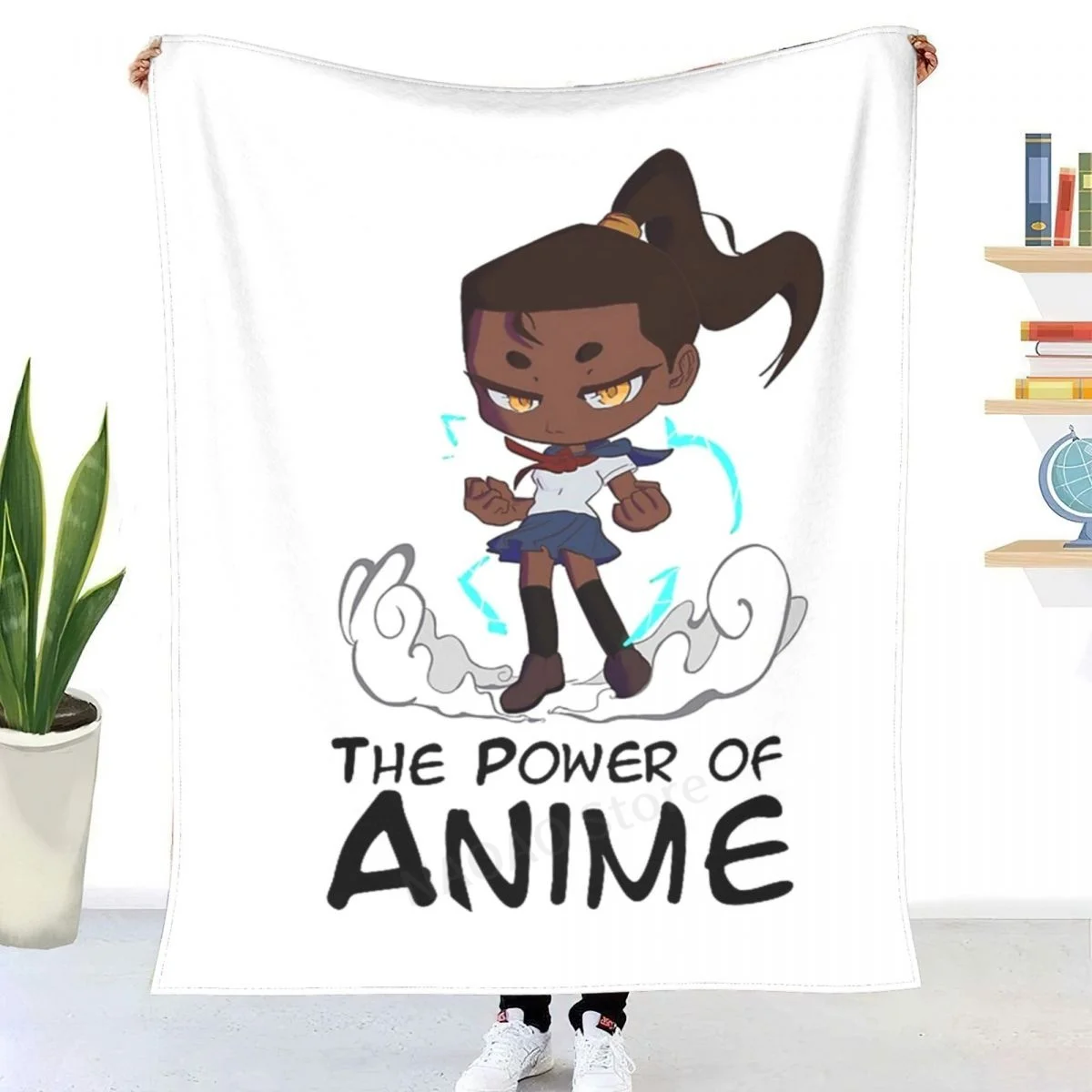 

The Power Of Anime!! Throw Blanket Sheets on the bed blanket/ on the sofa decorative bedspreads for children throw blankets sofa