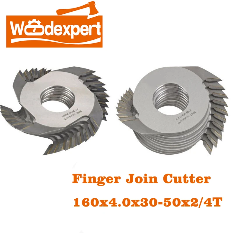 10 Pcs Finger Joint Shaper Cutter Carbide TCT for Wood Splicing/Finger Shaper/Tenon Machine 160mmx4.0mm Cutting Deepth 12mm