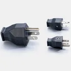 1 x AC 125V 15A 3-контактный Шнур питания Разъем Черный Япония США штепсельная вилка кабельный разъем