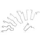 Mayitr, 6 шт., металлические Пружинные зажимы для фар автомобиля, подходит для H1, H3, H4, H7, фиксатор лампы, пружина пряжки с зажимом