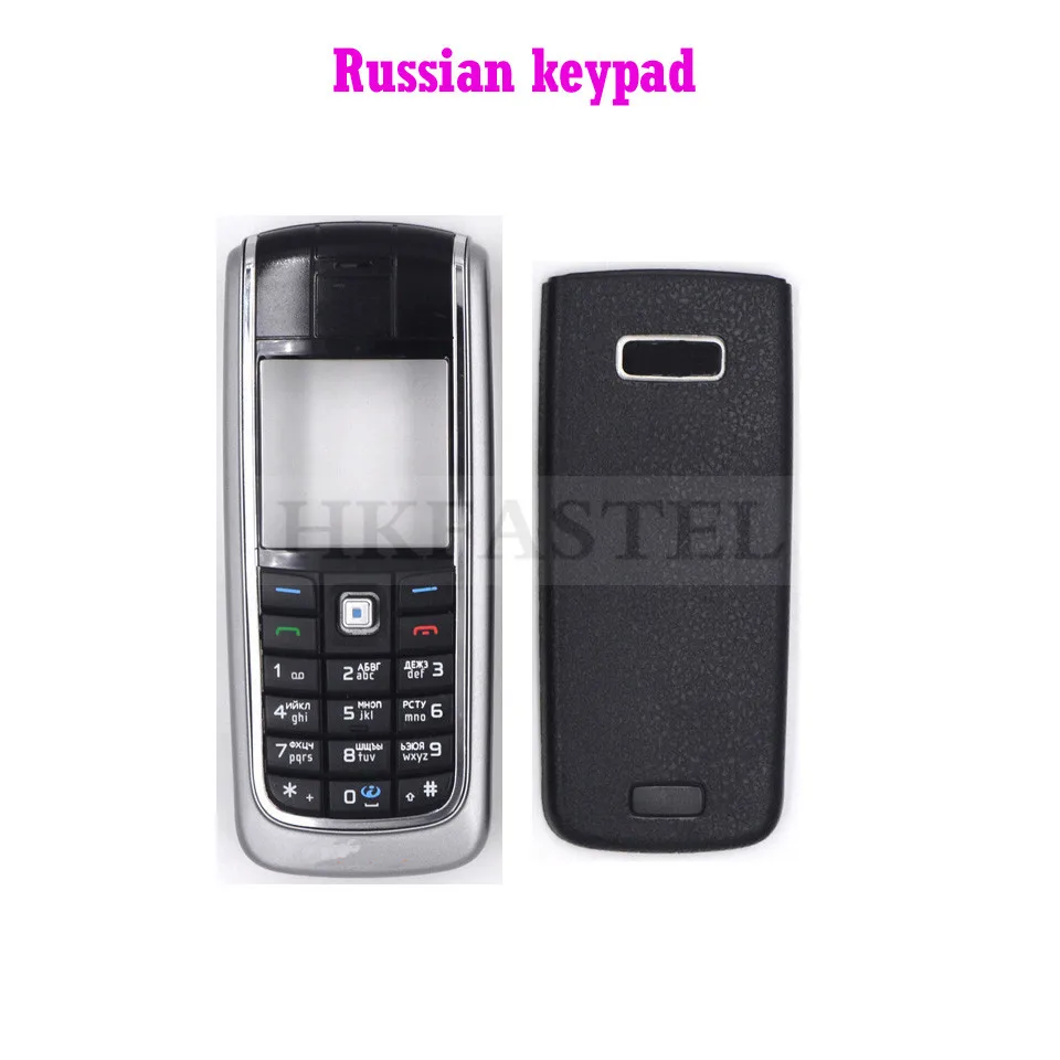 HKFASTEL, корпус, клавиатура для Nokia 6021, передняя рамка для ЖК-дисплея, задняя крышка, чехол для батареи, китайский/русский/иврит, клавиатура