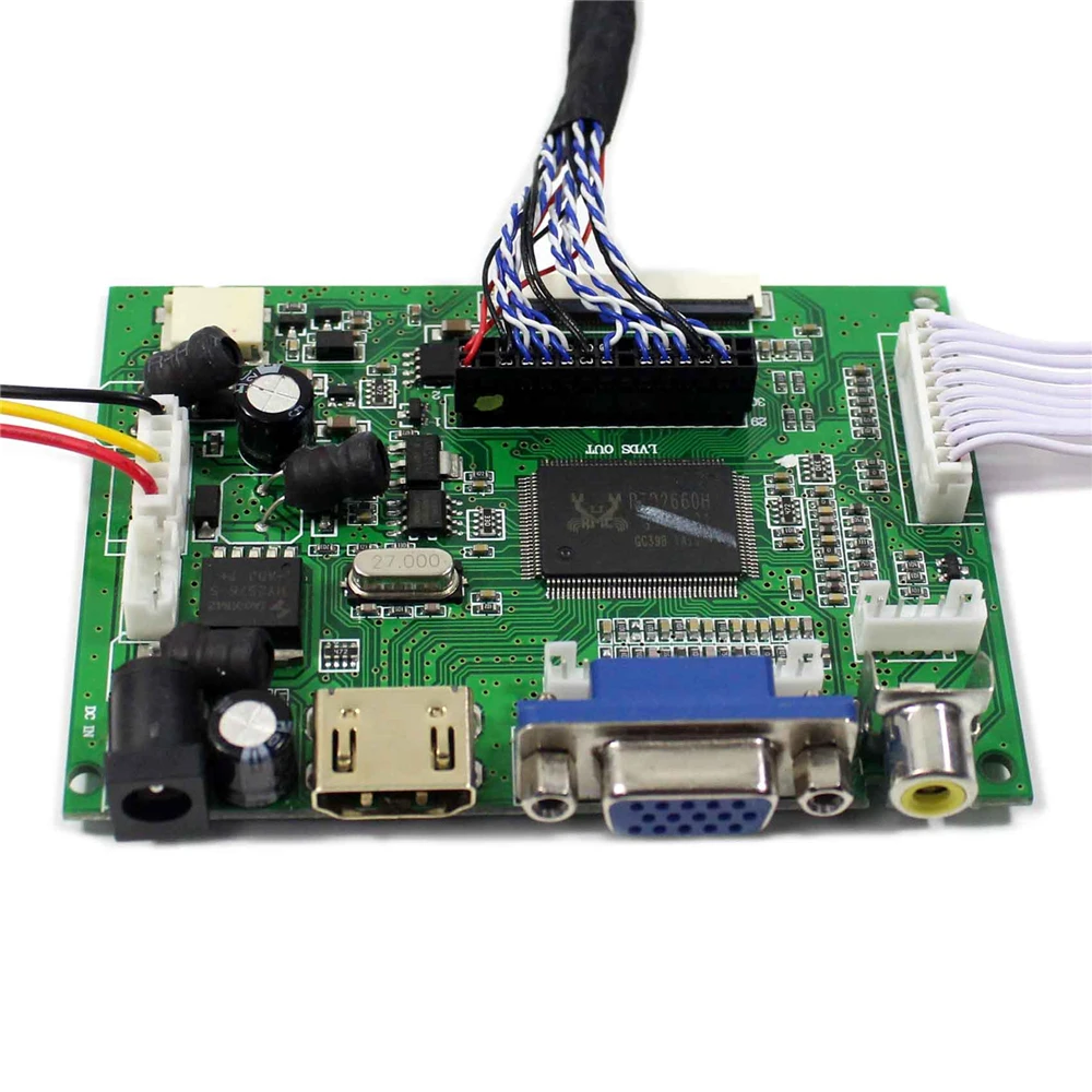 ЖК-дисплей Latumab 12 3 дюйма LQ123K1LG03 1280 × 480 монитор с/без монитора комплект для Raspberry Pi |