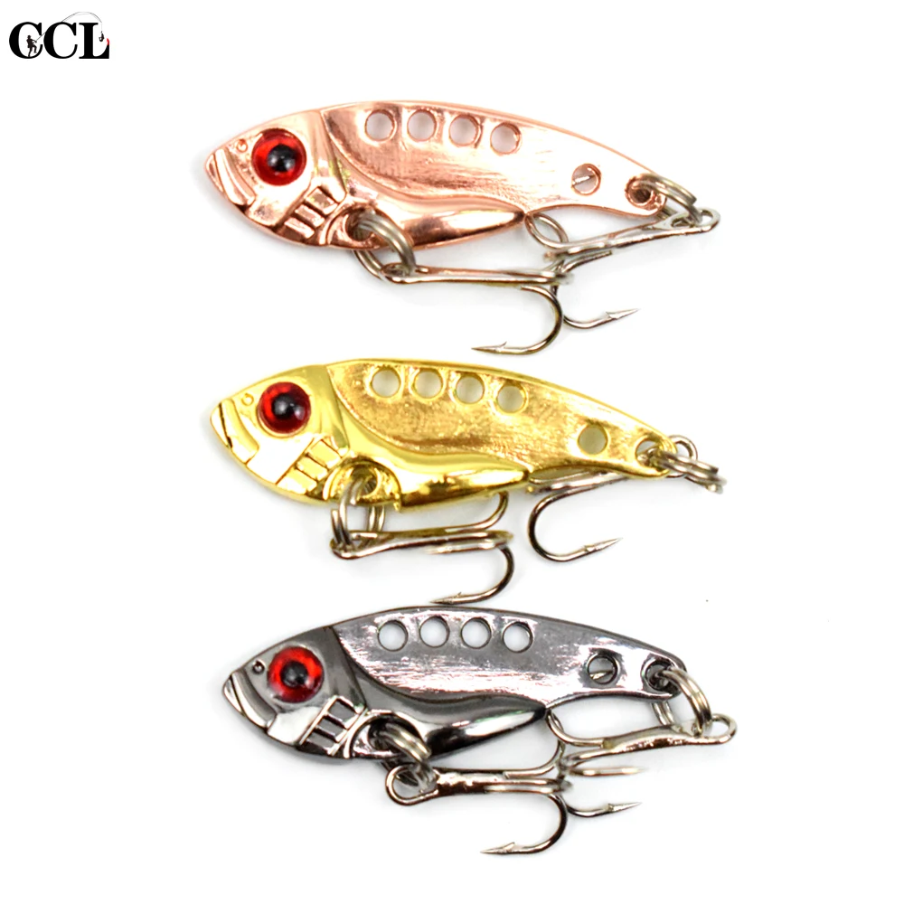 

3pcs 3.5cm 3.6g Sinking Mini Metal VIB Spoon Spinner Lures Vibration Bait Hight Rate Of Fishing Bass Pike Banana Fish