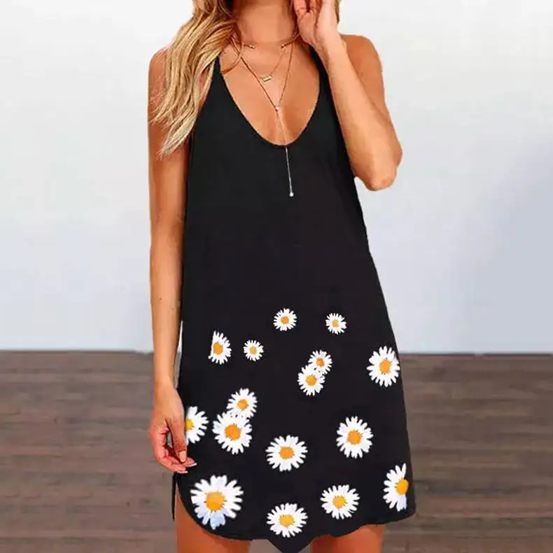 

2021 summer print street hipster fashion inside popular mid-skirt skirts ladies dresses