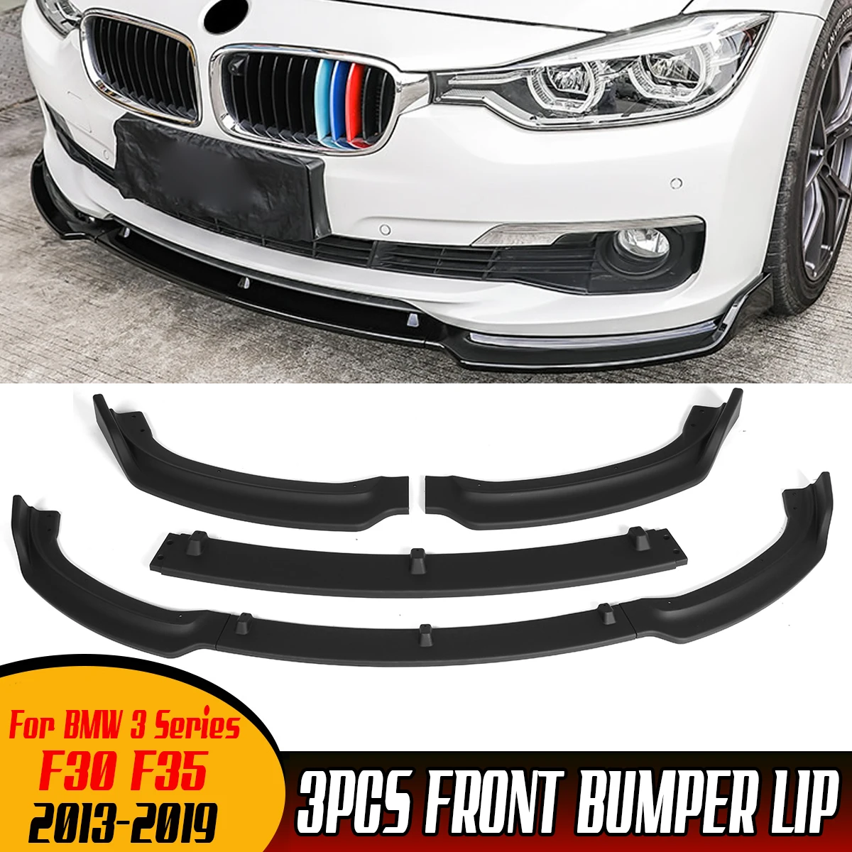 Сплиттер переднего бампера для BMW 3 серии F30 F35 2013-2019 шт. |