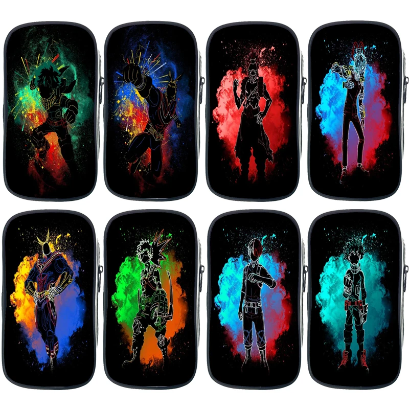 

My Hero Academia Pencil Case Child Pen Bag Teens Stationery Bag Kids Pencil Box Boys Girls Multifunction Pencil Holder