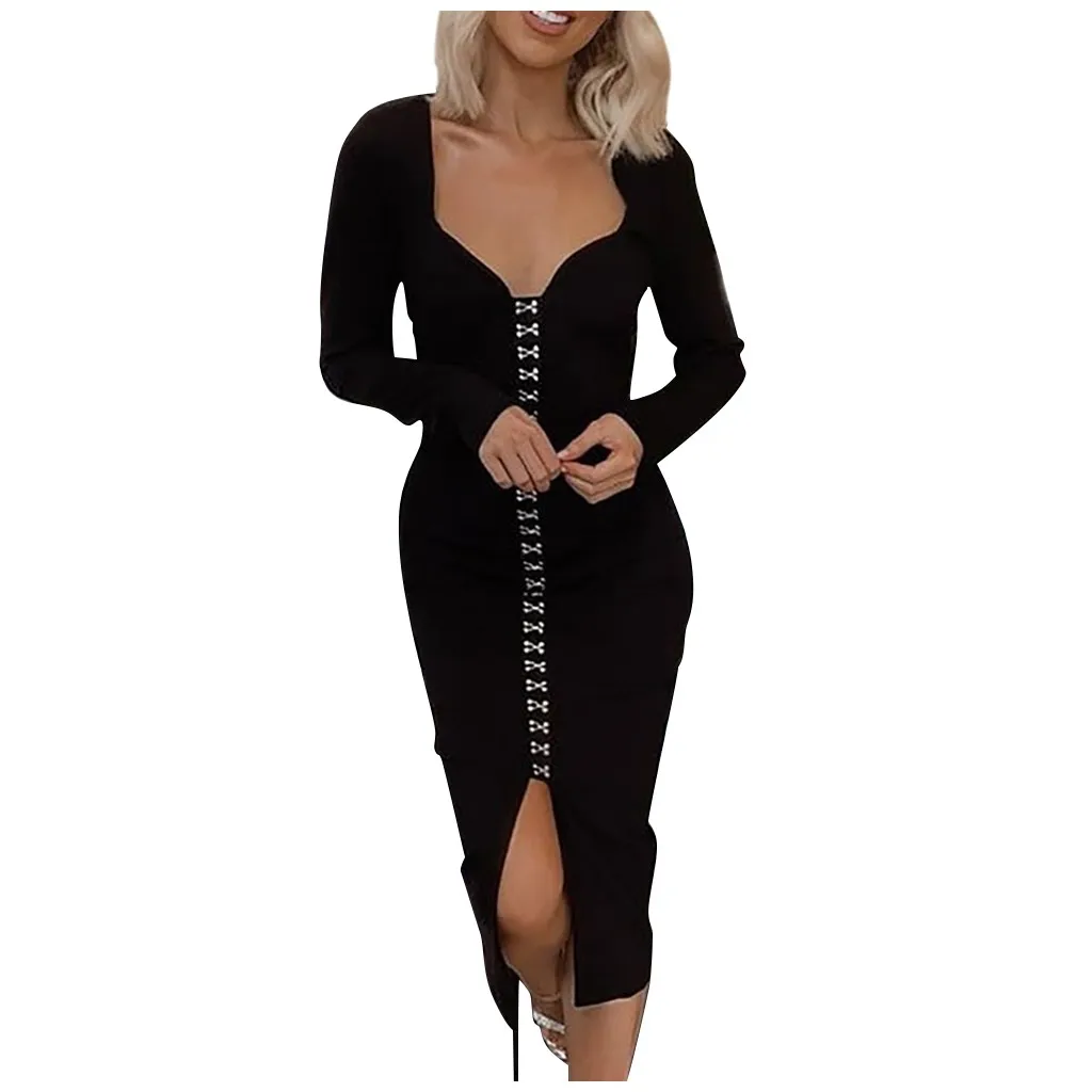 Вы уверены что не нажмите и увидите? Женская мода Длинный рукав чистый цвет