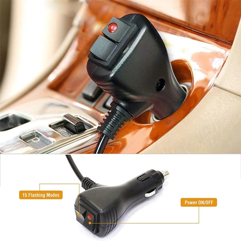 

Strobe Light Law Enforcement Emergency Hazard Warning LED Strobe Light with Magnetic Base Construction Vehicles