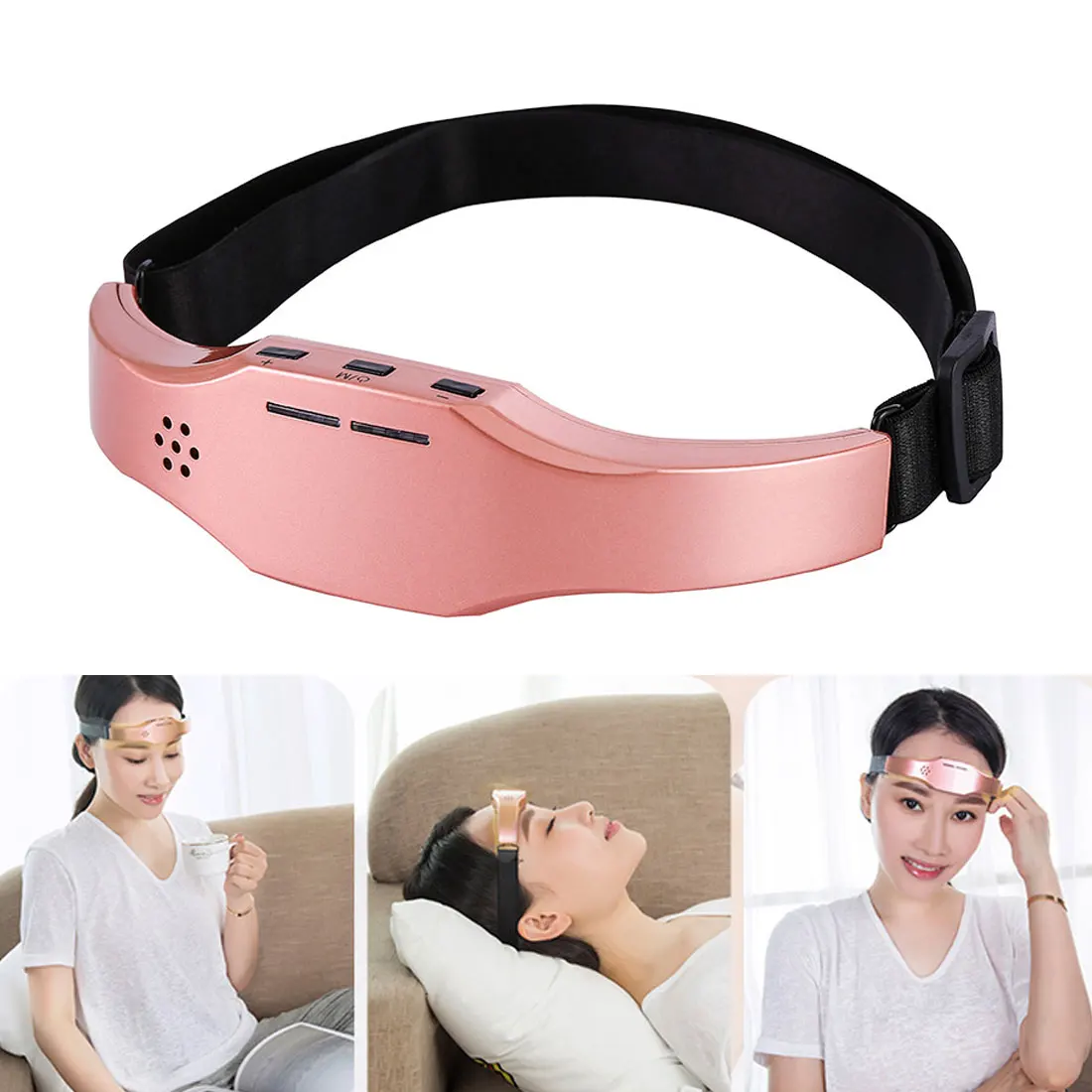 Перезаряжаемый монитор сна мигреневый Электрический массажер для облегчения